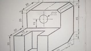 Projection orthogonale 4Comment réaliser une projection orthogonale en dessin techniqueProjection [upl. by Melodie]