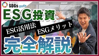 【完全解説】ESG投資とは、取り組むメリット、SDGsとの関係性 [upl. by Aholah]