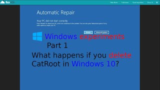 What happens if you delete CatRoot in Windows 10 [upl. by Eibbed]