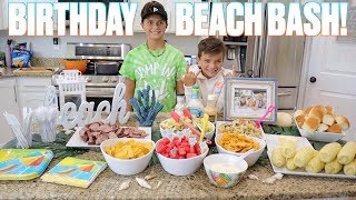 BEACH THEMED BINGHAM BOYS BIRTHDAY PARTY [upl. by Eanore]