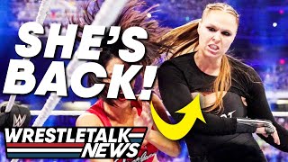 Ronda Rousey vs Sasha Banks Royal Rumble 2019 [upl. by Bui239]