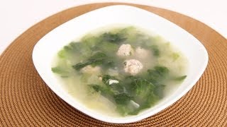 Homemade Escarole Soup Recipe  Laura Vitale  Laura in the Kitchen Episode 710 [upl. by Vaden734]