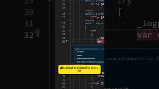 Advanced breakpoints settings in visualstudio [upl. by Borreri152]