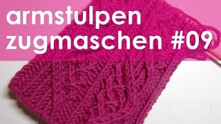 nadelspiel StriMiMi Jänner 2016  Zugmaschen  Mütze Armstulpen Socken  Teil 9 [upl. by Nwahsauq]