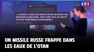 Un missile russe frappe dans les eaux de l’Otan [upl. by Deehahs]