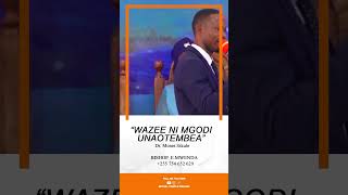 WAZEE NI MGODI UNAOTEMBEA [upl. by Ogeid]