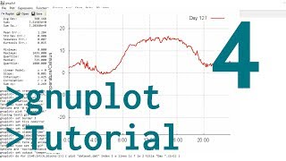 gnuplot Tutorial 4 Animated gifs and STATS statistical summary [upl. by Nyleek]