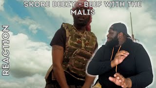 Skore Beezy  Beef With The Malis REACTION [upl. by Dlorej]