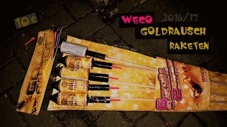 Weco Goldrausch Raketensort HD Pyro World [upl. by Assiral567]