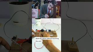 Electric Buzz Wire Game  Wire Loop Game boardgames fungames scienceproject [upl. by Eiramalegna]