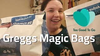 Morrisons haul and 2 Greggs too good to go bags [upl. by Enitsahc]