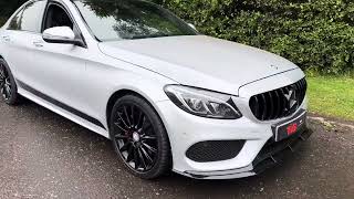 2017 Mercedes C220d AMG Line Premium Night Pack amp C63S Styling on sale at TVS Specialist Cars [upl. by Elson176]