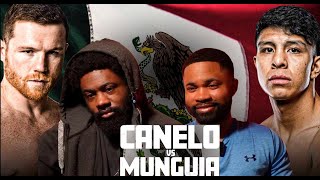 Canelo vs Jaime Munguia WeighIn  Reaction [upl. by Tarsus]