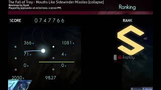 osu  Mouths Like Sidewinder Missiles The Fall of Troy  2  S 9827 [upl. by Ynaffyt569]