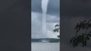 Waterspout Forms on Minnesota Lake [upl. by Feledy]