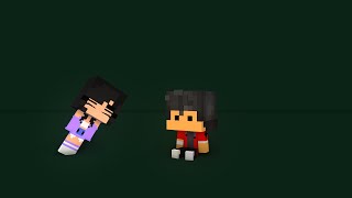 sussy baka meme cute aphmau and aaron cute minecraft animation [upl. by Aleahpar]