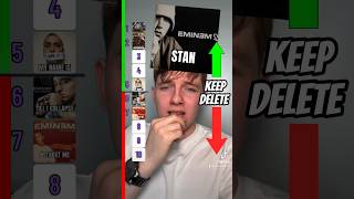 Keep 5 Eminem Songs DELETE 5 😳 rap eminem shorts [upl. by Lamont]