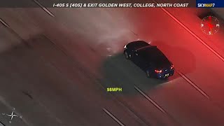 WATCH LIVE Police chasing suspect at high speeds in Orange County [upl. by Thurston]