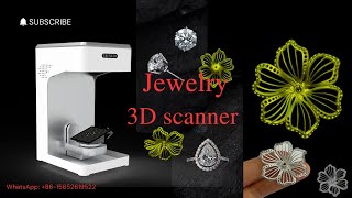 Flower Jewellery scan with Thunk3D Desktop auto 3d scanner JS500 [upl. by Goodard]