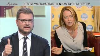 Meloni vs Migliore quotNon ti permettere non sai di che parli Vergognati Stai zitto bugiardoquot [upl. by Ardnaskela]