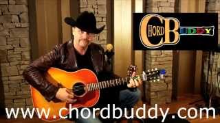 John Rich demonstrates the ChordBuddy clip on guitar tuner [upl. by Mahon]