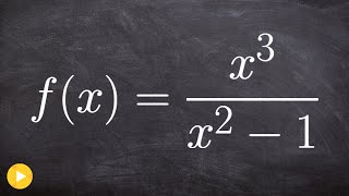 Finding the Slant Asymptote [upl. by Eelrac]