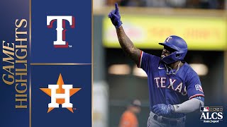 Rangers vs Astros ALCS Game 6 Highlights 102223  MLB Highlights [upl. by Friday548]