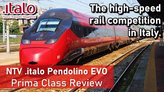 Italo EVO Prima Class Review  Italys HighSpeed Rail Competition [upl. by Claudian]