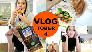 Eigentlich nur EssenVegan Fast Food einkaufen amp Food Haul amp  Vlogtober 4  funnypilgrim [upl. by Nannahs727]