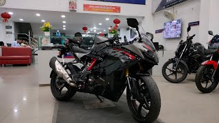 TVS Apache RR 310 bs6 detailed review  price and specification  Titanium black colour 2024 [upl. by Dania38]