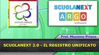 ScuolaNext 20  Il registro unificato [upl. by Saalocin]