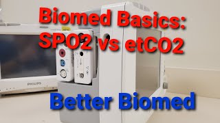 Biomed Basics Pulse Oximetry SPO2 vs End Tidal CO2 etCO2 [upl. by Chimene653]