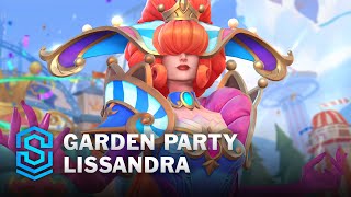 Garden Party Lissandra Wild Rift Skin Spotlight [upl. by Ainecey]