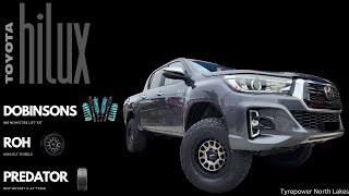 Hilux  LIFT  WHEELS  TYRES [upl. by Tybald]