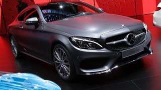 Mercedes Classe C Coupé en direct du salon de Francfort 2015 [upl. by Rafaelle316]