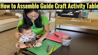 How to Assemble GuideCraft Deluxe Art Center [upl. by Billy]