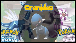 How to seecatch Cranidos BDSP  Prometheus Pine [upl. by Enywtna]