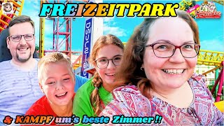 FREIZEITPARK SLAGHAREN 🎠 Kampf um die besten Zimmer im Rancho Grande Deluxe Ferienhaus 😱 [upl. by Gui374]