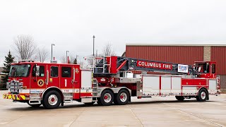 Enforcer™ Ascendant® 107 Heavy Duty Tiller Aerial Ladder –Columbus OH [upl. by Yetah]