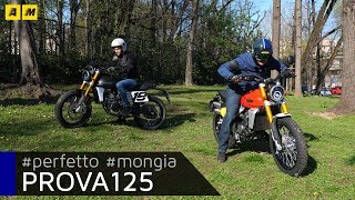 Fantic Motor Caballero 125 Scrambler e Flat Track TEST promosse ENGLISH SUB [upl. by Llertnauq]