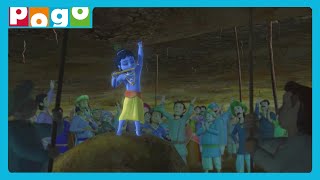 Little Krishna 🪈 Indra Dev ka krodh⛈️  Full Episode🤩 Nonstop Fun 😆 Only on POGO [upl. by Ethban389]