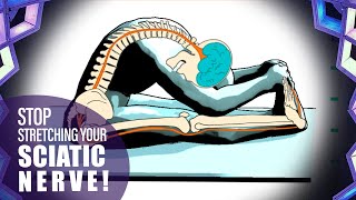 Stop Stretching Your Sciatic Nerve Yoga Anatomy Lesson [upl. by Eniawtna]