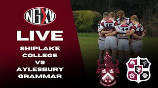 LIVE RUGBY SHIPLAKE COLLEGE vs AYLESBURY GRAMMAR  SCHOOL RUGBY [upl. by Semele]