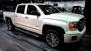 2014 GMC Sierra Denali  Exterior and Interior Walkaround  2014 Detroit Auto Show [upl. by Asiul]