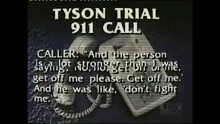 Rare Desiree Washington Mike Tyson 911 call [upl. by Yenroc336]