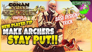 Conan New Builder Guide  Best Archer Placement [upl. by Oraneg]