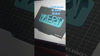 3D İsimlik 3dyazıcı 3dprinting 3dprint 3dprinter design drawing vlog shorts reels keşfet [upl. by Samal173]