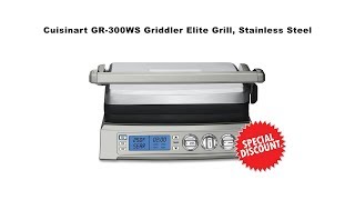 Cuisinart GR300WS Griddler Elite Grill Stainless Steel [upl. by Namielus837]