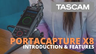 TASCAM Portacapture X8  The Content Creators Handheld Recorder [upl. by Aneekahs]