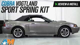 19942004 Mustang GT Cobra Vogtland Sport Spring Kit Review amp Install [upl. by Phelia]